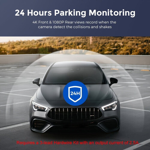 4K Ultra Hd Dual Camera Car Dvr με ασύρματο Internet, νυχτερινή όραση, αισθητή