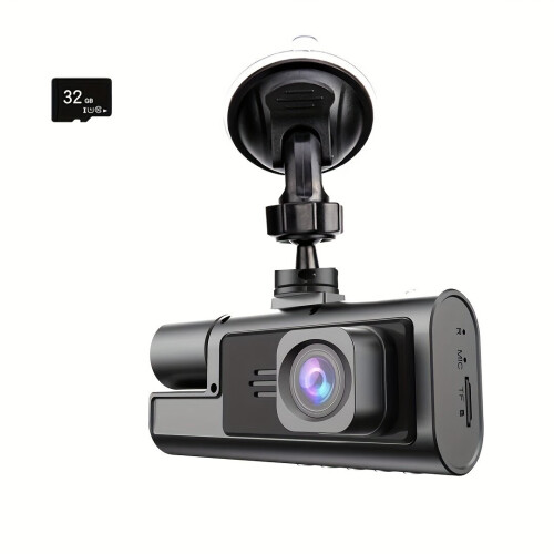 Ταμπλό αυτοκινήτου Baideluo Dual Camera, οθόνη Ips 2 ιντσών, μπροστι