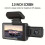 7,62 cm Dual Lens Car Dash Cam Μπροστινή και Πίσω Κάμερα Loop Back Κάμε 2