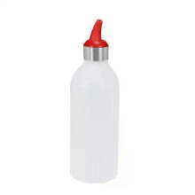 (Red 450ml) BBQ Spice Squeeze Bottles, Plastic Squeeze Bottles For Soy Sauce Bottles, Tomato Sauce, Olive Oil Bottles Kitchen Cooking Gadget