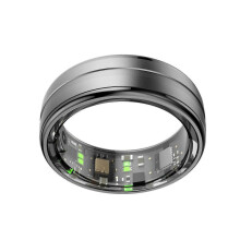(8size, Black) Smart Ring Men Women Health Monitor Waterproof Smartring Fitness Tracker Man Smart Rings Multiple Sport Modes