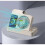 (White) 100 Speed,LED Digital Display, Angled Base,Camping Cooling Device for Women Men 3