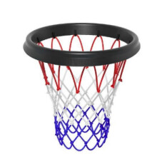 (Black Framed Blue Mesh) Portable Basketball Net Frame Indoor Outdoor Removable Professional Basketball Net Basketball Sports Accessories