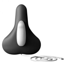 (Deluxe Edition,Black-White) Pelvic Floor Muscle Trainer Rechargeable Kegel Exerciser Massage Cushion Ergonomic Hip Strengthener Training Equipment