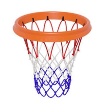 (Orange Framed Blue Mesh) Portable Basketball Net Frame Indoor Outdoor Removable Professional Basketball Net Basketball Sports Accessories