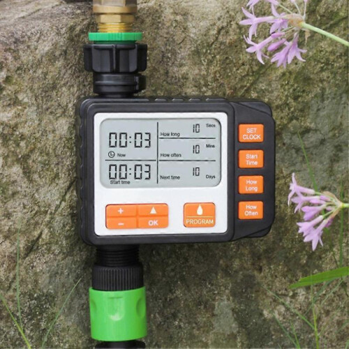 (EU PLUG) Programmable Garden Watering Timer Automatic Watering Irrigation Programmer For Greenhouse Drip Water System Controller 1