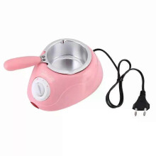 (Style B) Durable Stainless steel&Plastic Hot Chocolate Melting Pot Electric Fondue Melter Machine Set Tool EU plug
