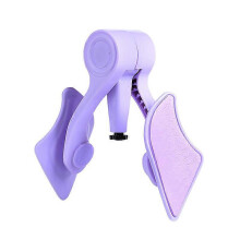 (Purple)Hip Lift Trainer, Pelvic Floor Trainer, Kegel Postpartum Rehabilitation Trainer, Ergonomic Design, Conductive Pelvic Reducer