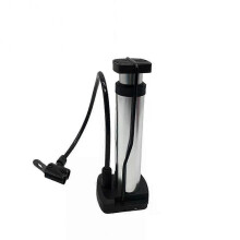 (02 Without Gauge) Portable Bike Pump High Pressure Pedal Bicycle Foot Pump Ultra-Light Aluminum Alloy MTB Bike Tire Inflator Accessories