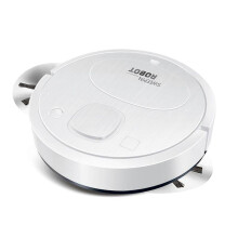 (White) Smart Sweeping Floor Robot Ultra-quiet Remote Control Vacuum Cleaner Carpet Wireless Mopping Machine For Home Office Use