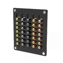 (05) 35 Pods Coffee Capsule Storage Display Rack Wall-mounted Transparent Coffee Capsule Holder Coffeeware Nespresso Capsule Holder