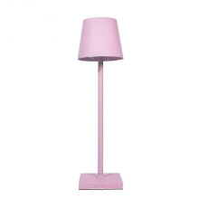 (Pink) Rechargeable LED Table Lamp Touch Switch Dimmable Desk Lights Bar Club Dinner Creative Decorative Ambient Lighting