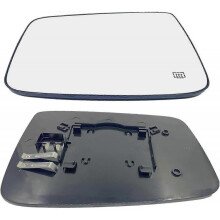 (Left) Ram Passenger Right Side Heated Mirror Glass Compatible with 2009-2018 Dodge Ram 1500 2500 Right Power Heated Convex Mirror Glass 68050298AA