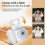 (White -  with battery) Mini Camera, Mini Vintage Camera, Tiny Nostalgic Snap Camera 2