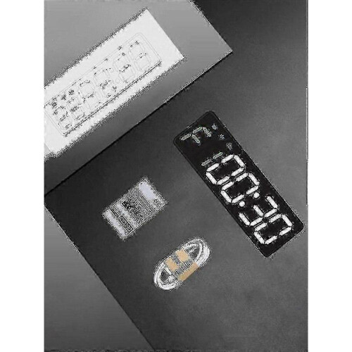 (orange) Gym Timer Interval Workout Clock Stopwatch for Training Countdown and Count Up 2