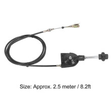 8.2ft Manual Throttle Control Cable for EX230 Excavator Durable, Rust-Proof Construction jy