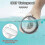 Wireless Floating Pool Thermometer, Waterproof Digital for Swimming Pools - White Gray 3