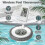 Wireless Floating Pool Thermometer, Waterproof Digital for Swimming Pools - White Gray 5