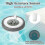Wireless Floating Pool Thermometer, Waterproof Digital for Swimming Pools - White Gray 4