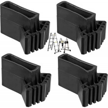 Ladder Foot Covers Feet Extension Ladder Feet Ladder Non-Slip Rubber Pads Universal Non-Slip Rubber Ladder Replacement Feet for Ladder4 Pieces