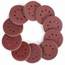 Sanding Discs 150 Pieces, 125mm Sanding Discs with 8 Holes, Grit 60, 80, 100, 120, 150,180, 240, 320, 400, 600 for Polishing, Rust Removal, Finishing