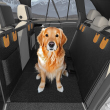 Dog Car Seat Covers Petnice 100% Waterproof Scratch Proof Nonslip Pet Back Seat Cover