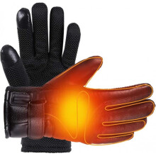 Heated Glove, USB Powered Touch Screen Warm Leather for Motorcycle, Riding, Outdoor Sports