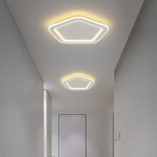 LED ceiling light, fashionable and modern small ceiling light, suitable for corridor, staircase, living room (three-color light)