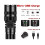 Flashlight, Green Hunting Torch, 1000 Lumens 300m Waterproof Tactical Flashlight with 5 Modes (Black) - 2