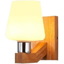 North American Solid Wood Wall Lights High-end Ambient LED Wall Light Fixture Plug-in Reading Lights Suitable for Tea Room, Bedroom and Hallways