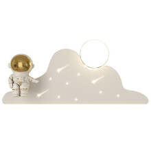 Astronaut LED Wall Light for Kids Room Dimmable Bedside Wall Lamp Projection Stars Night Light White Contemporary Modern Wall Lamp