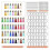 200 ks. Keychain Tassel Keychain Ring Set Kožený strapec Keychain Set DIY 2