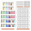 200 ks. Keychain Tassel Keychain Ring Set Kožený strapec Keychain Set DIY 1