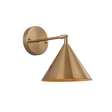 E27 All Bronze Paint Wall Lamp Creative Lamp Decoration Flashlight Bedside Lamp Personality Simple Wall Sconce Luxury