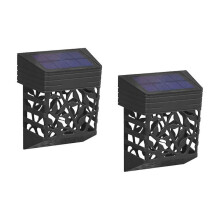 2pcs Outdoor Solar Wall Lights IP65 Waterproof Decor Patio Garden Front Door Stairs Yard Driveway Path