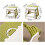 Folding Stool, Sturdy and Non-Slip, Solid and Durable, Compact and Portable, Suitable for Adults and Children - Pink 5