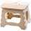 Folding Stool, Sturdy and Non-Slip, Solid and Durable, Compact and Portable, Suitable for Adults and Children - Pink 1
