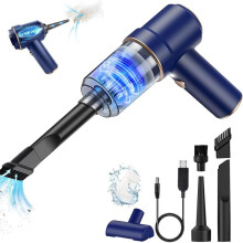 Cordless Handheld Vacuum Cleaner for Car, 120W 4000mA Powerful Mini Vacuum Cleaner, Handheld Vacuum Cleaner with LED Light & Washable HEPA Filter, Han