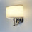 Modern fabric wall lamp children's room wall lamp rust-proof chrome wall light lighting 3