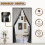 Magnetic mosquito net for door 90 x 210 cm 5