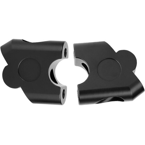 22mm Universal Motorcycle Handlebar Riser Handlebar Clamp Rear Move Adapter (Black) 2