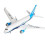 787 Glider Model 2.4G Electric Remote Control-Blue 1