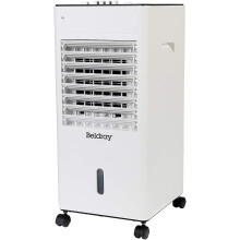 Beldray EH3187 Portable Air Cooler - 6L Air Conditioner, Purifier, Dual Easy Fill Water Tank, Includes 2 Ice Packs For Cool Air Flow, 3 Fan Speed, Ro
