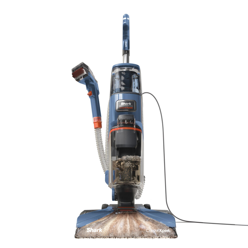 Shark CarpetXpert Deep Clean Carpet Cleaner with Built-In Stain & Spot Remover & 3 Tools, Remove Dirt & Grime, Fast Drying, Lightweight, 2.3L. 960W,