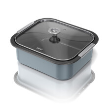 inja Combi Casserole Dish And Glass Lid, 4L Capacity, Non-Stick, Compatable with the Ninja Combi, For Baking Bread Or Slow Cooking Meats And Stews, O