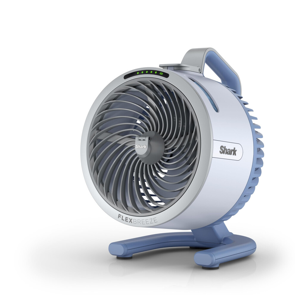 Shark FlexBreeze HydroGo Cordless Fan, Powerful Portable Fan with Misting, Indoor & Outdoor Cooling, Quiet & Durable, Compact & Lightweight, Up to 20