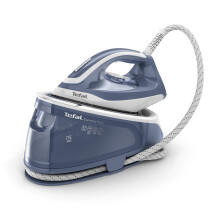Tefal Express Essential Steam Generator Iron, 120 g/min Steam Output, Xpress Glide Soleplate, 340 g/min Steam Boost, 5.9-Pump Bars with Scale Rinsing