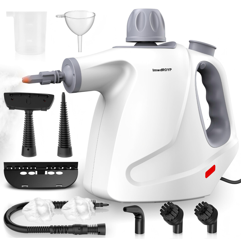 Imwdroyp Handheld Steam Cleaner, 450Ml Capacity Portable High Pressure Steam Cleaner With 11 Accessories, Easy And Effortless Steam Cleaner Handheld
