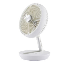 Dimplex Cordless Desk Fan, Whisper Quiet, 15-Hour Run Time, 4 Fan Modes, 4000mAh, DC Motor, Foldable Design for Easy Storage, USB-C, Dust Bag, Carry
