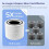 Levoit LEVOIT Core 300 Air Purifier Replacement Filter, 3-in-1 True HEPA, High-Efficiency Activated Carbon, Core300-RF, 1 Pack, White 4